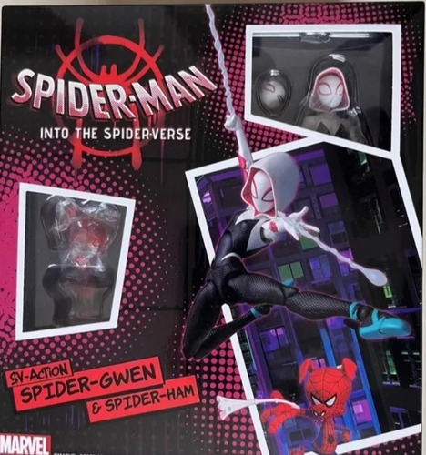2 Pack Gwen Stacy Y Peter B. Parker Sentinel Toys Ko