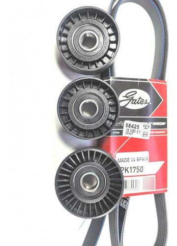 Imagen 7 de 10 de Kit Poly V Gates Mercedes Benz Clase A 160/190 Rod Skf