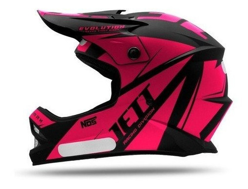 Capacete Moto Fechado Infantil Menino Menina Evolution Cross