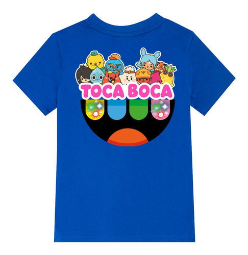 Polera Led Algodón 100% Niños Toca Boca