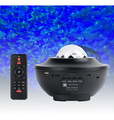 Proyector De Galaxia Láser Y Led Multicolor Bocina Bluetooth