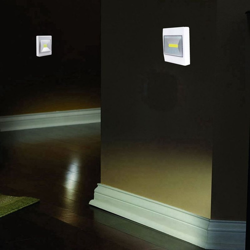 Imagen 6 de 10 de Tecla Luz Led Emergencia Pared Placard Linterna Velador