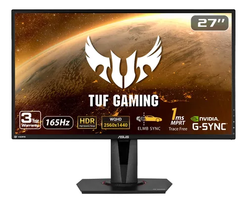 Monitor Gaming Asus Tuf Gaming Vg27aq De 27 2k Qhd Con Hdr,