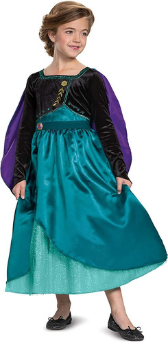 Disney Frozen 2 Anna Disfraz Para Niñas, Vestido De Lujo Y D