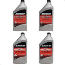 Comprar Óleo Tcw3 Quicksilver 2 Tempos Motor De Popa Kit Com 4 Lts