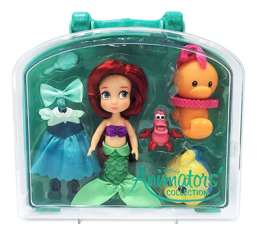 Disney Ariel Animators Collection - Juego De Mini Muñeca - L