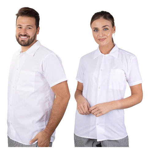 Camisas De Chef Profesionales En Paquetes Blancos A Granel