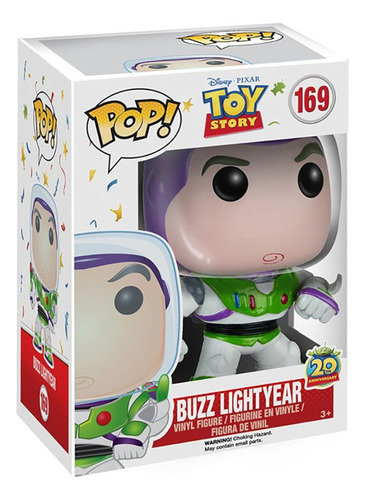Funko Pop! Buzz Lightyear #169 Toy Story 20th Aniversario