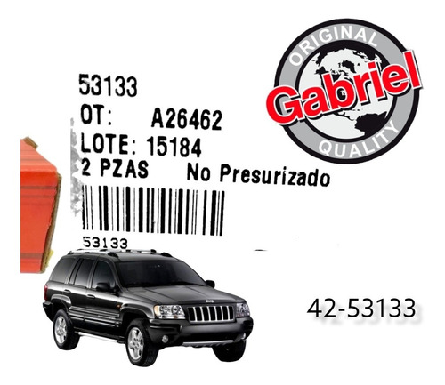 Amortiguador Jeep Grand Cherokee 96-97 4x2 Del Gas 53133