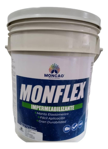 Pintura Impermeabilizante Elastomerica Monflex 