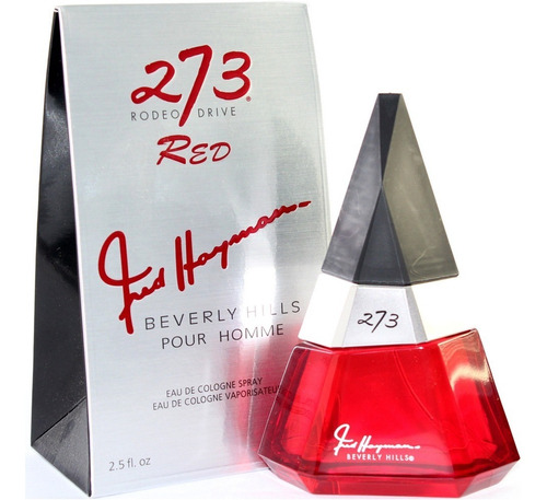 Perfume 273 Red For Men Fred Hayman's 75ml Original Factura 