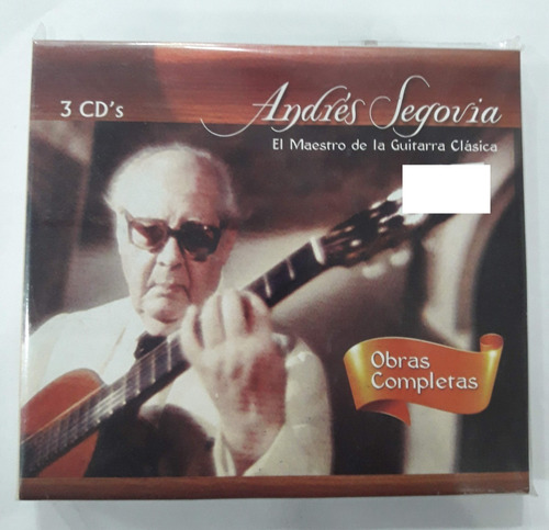 Segovia Andres-el Maestro De La Guitarra Cl-3cd Nvo Original