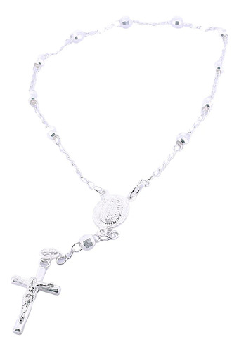 Pulsera Misterio De Plata 925 Con Esferas Diamantadas