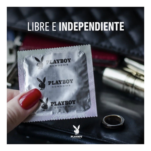 Preservativos Extra Lubricados X9 Unidades 3 Cajas Playboy