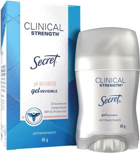 Antitranspirante Secret Clinical Strength pH Balanced 45 g