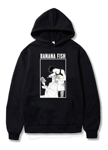 Sudadera Con Capucha Banana Fish Unisex Harajuku Street Pull