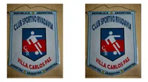 Comprar Banderin Chico 13cm Sportivo Rivadavia Villa Carlos Paz