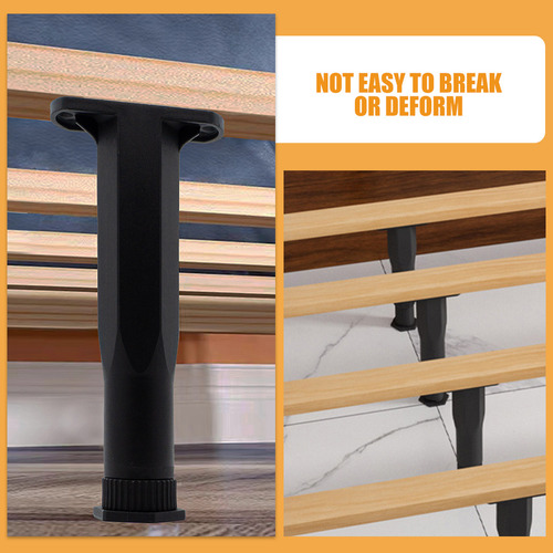 Soporte De Cama Ajustable Con Marco De Cama, Patas Para Mueb