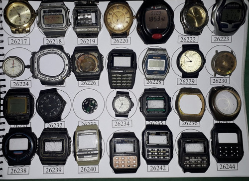 Lote 95 Sucatas Casio E Outros- Máquina Do Tempo