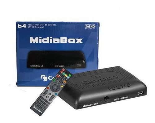 Receptor Digital Hd Century Mídia Box Hdtv B4 Sem Conversor