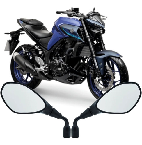 Retrovisor Bmw F800 Gs Mini Lente Convexa Yamaha Mt03 Mt-03