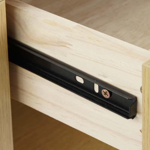 Mesita De Noche Minimalista Con Cajón Acabado Mate Color Mar