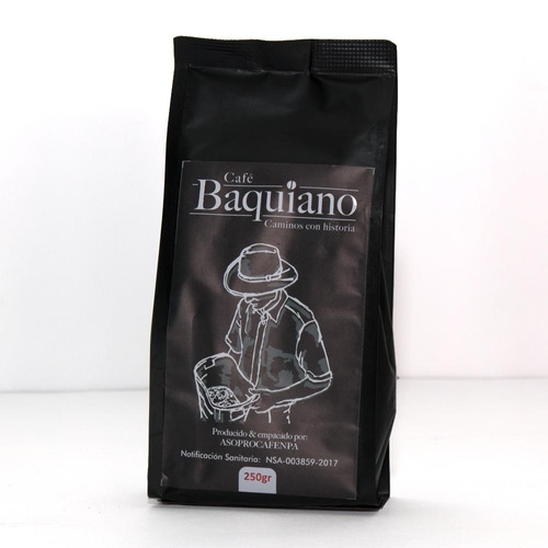 Café Baquiano Tostado Y Molido 250grs