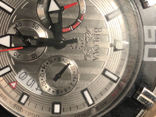 Relógio Bulova Marine Star Cronógrafo - Original Com Manual