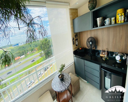 Imagem 13 de 24 de Vende-se Apartamento Todo Planejado 79m² -3 Dormitórios Sendo 1 Suíte - Ampla Sala -varanda Envidraçada - 2 Vagas - Cond. Contemporâneo -jundiaí - Ap02078 - 70421683
