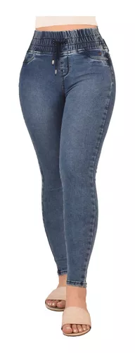 Jeans Dama Pantalones Mujer Colombiano Pompa Maxi Pompi