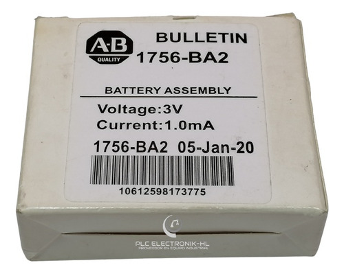 Allen Bradley 1756-ba2 Batería Litio Para Controllogix-5000