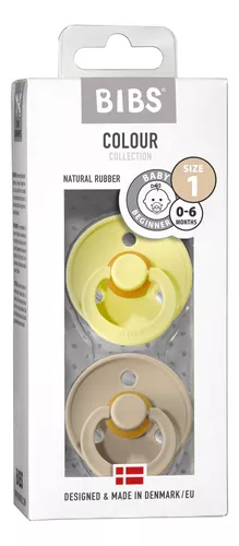  Bibs - Chupetes de bebé, goma natural sin BPA