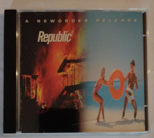 New Order Republic Cd Prim Ed Usa Impecable 