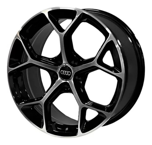 Jogo 04 Rodas Audi Rs5 2023 Aro 19 Preta + 04 245/40/19