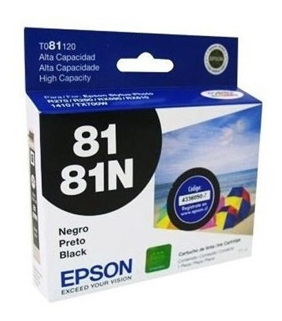 Cartucho Original Epson T081120 T081 81 81n 1410 R270 1430w