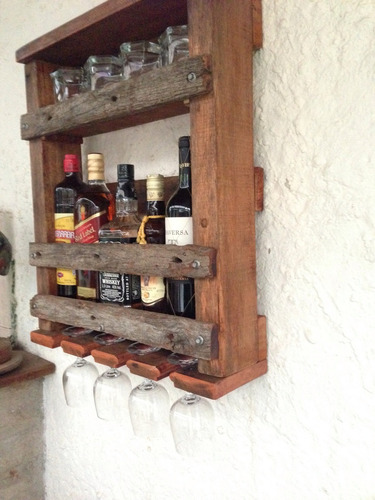 Repisa - Bar De Pared Rústico