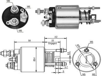 Solenoide Marelli Fiat Fiorino Diesel Nueva N-d