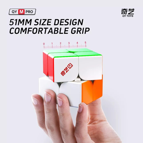 Versión Magic Cube 2x2 Magnetic Qiyi M Pro Con Núcleo Magnét