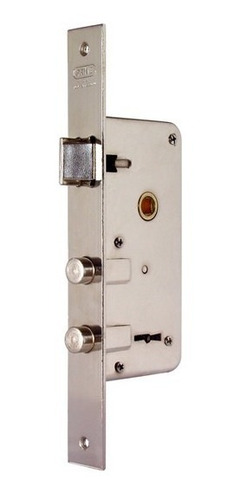 Imagen 1 de 3 de Cerradura De Seguridad Doble Perno Niquelada Prive 2001