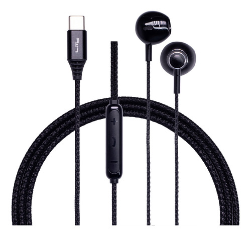 Fone De Ouvido Lity F11 Estéreo Usb-c Para Samsung Motorola Xiaomi Com Microfone