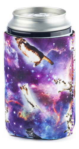 Gato Espacial Flotante Funda De Neopreno Plegable Latas...