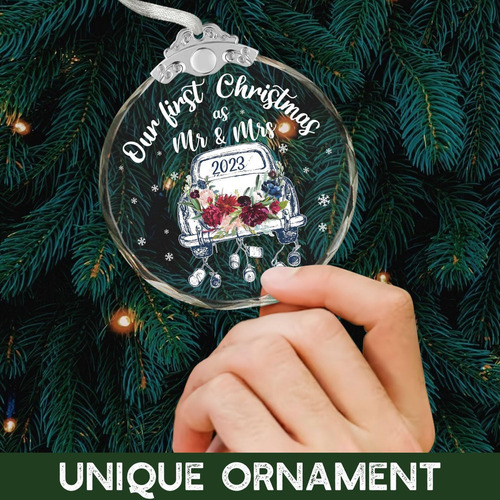 Nuestro Primer Ornament De Navidad De Navidad 2023, Nuestra