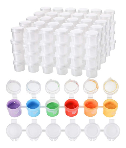 Latas De Pintura Vacías En Tiras, 20 Piezas 5ml 17cm