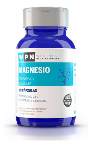 Magnesio Wpn Cápsulas De Magnesio Con Potasio Y Vitamina B6