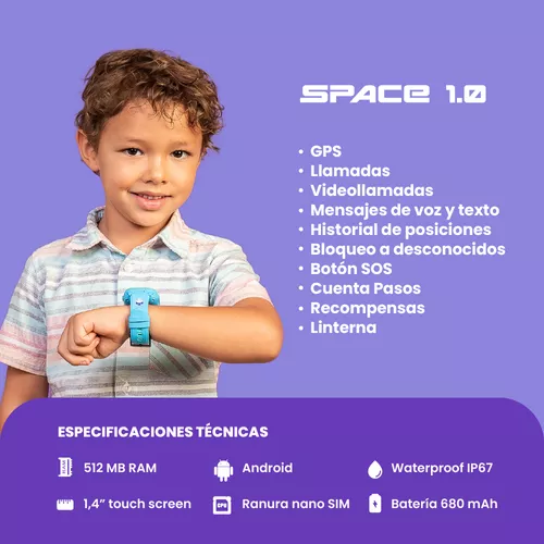 SmartWatch para Niños SoyMomo Space Lite de 1.4“ 