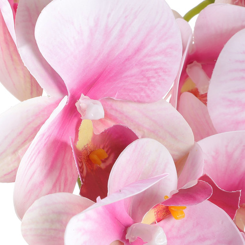 Flores De Orquídea Artificiales En Maceta Orquídea Phalaenop