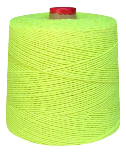 Linha De Crochê Colorida Eco Brasil 6 Fios 1 Kg Barbante Cor Verde Neon