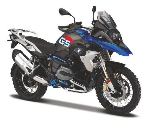 Maisto Bmw 2017 R1200gs 1/18 Modelo Azul Fundido A Troquel 