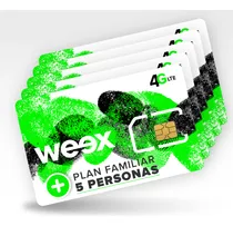 Comprar Sims Weex + Plan Familiar 5 Personas