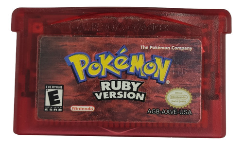 Pokemon Ruby Version Para Game Boy Advance - Fisico (Usado)